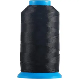 Bonded Nylon Sewing Thread 1500 Yard Size 69 T70 210D/3 for  Embroidery Machines Leather Bag Shoes Canvas Color Black