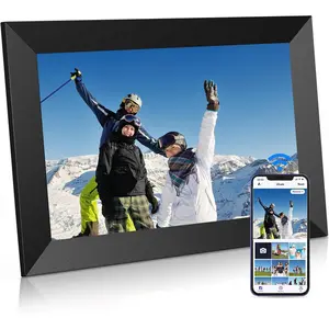 Digital Picture Frame WiFi 10.1 inch HD IPS Touch Screen Electronic Picture Frame Slideshow Smart Loop Digital Photo Frame with APP & SD Card Slot to Load Photos & Videos from Your Phone springtok
