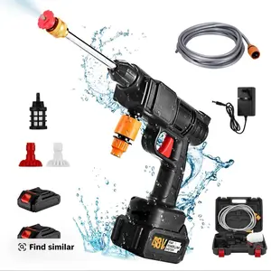 Cordless Pressure Washer and Single Port Charger Base, Bottle Portable Washer for Car,Home Cleaning & Garden Watering