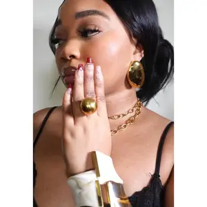 Adjoa Geometric Statement Earrings