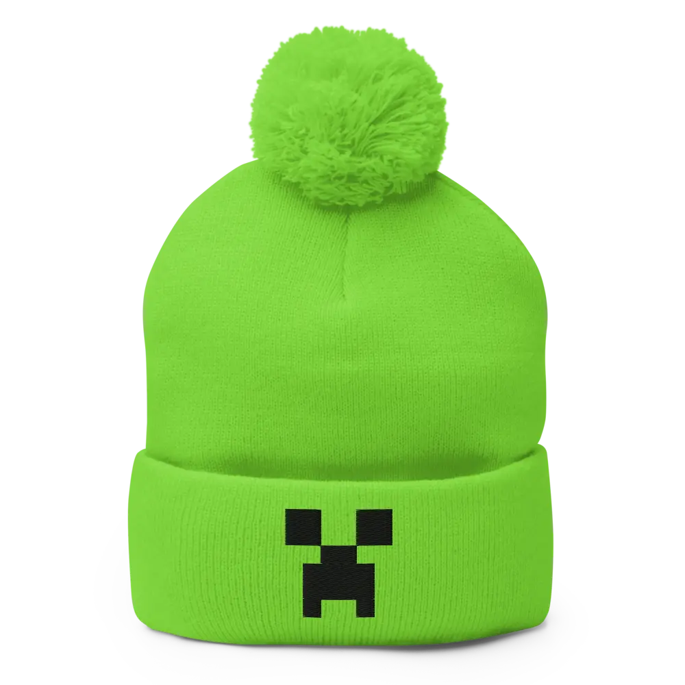 Minecraft Creeper Face Beanie