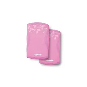UPPPER Knee Sleeves Pink 2.0 - 7mm Neoprene, Support for Squats, Powerlifting & Leg Press, Pair