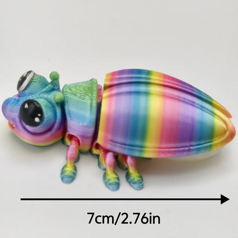 3D printed bee with movable joints, suitable for party favors, birthday gifts, and ice sculpture desktop decorations.