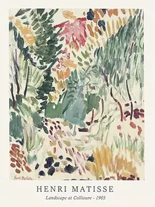 Henri Matisse Landscape Diamond Painting Kit - Collioure 1905 Rhinestone Art, Full Drill DIY Wall Decor