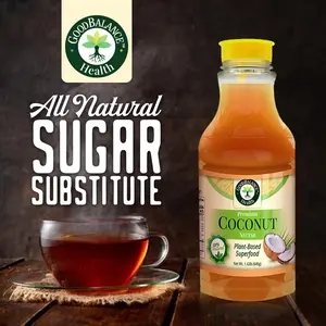 Good Balance Health Coconut Nectar | Natural Liquid Sweetener | Low Glycemic Sweetener | All Natural and Organic | Sugar Substitute | Non GMO, Gluten Free, Keto Sugar, Vegan Friendly, Baking | 22 Ounces (645 Grams)