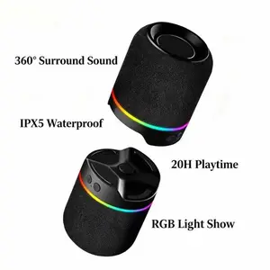 Magnetic Bluetooth speaker with subwoofer, suitable for outdoor, car, home, and desktop use, detachable two-in-one mini speaker wireless earbuds Vintage Vinyl Player
