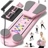 summerwins Pilates Reformer - Compact Flexible Foldable Pilates Shaping Machine, Multi-Use Abdominal Board Exercise Equipment for Small Spaces, Women’s Core Strengthening Training Gear for Flat Tummy Workouts