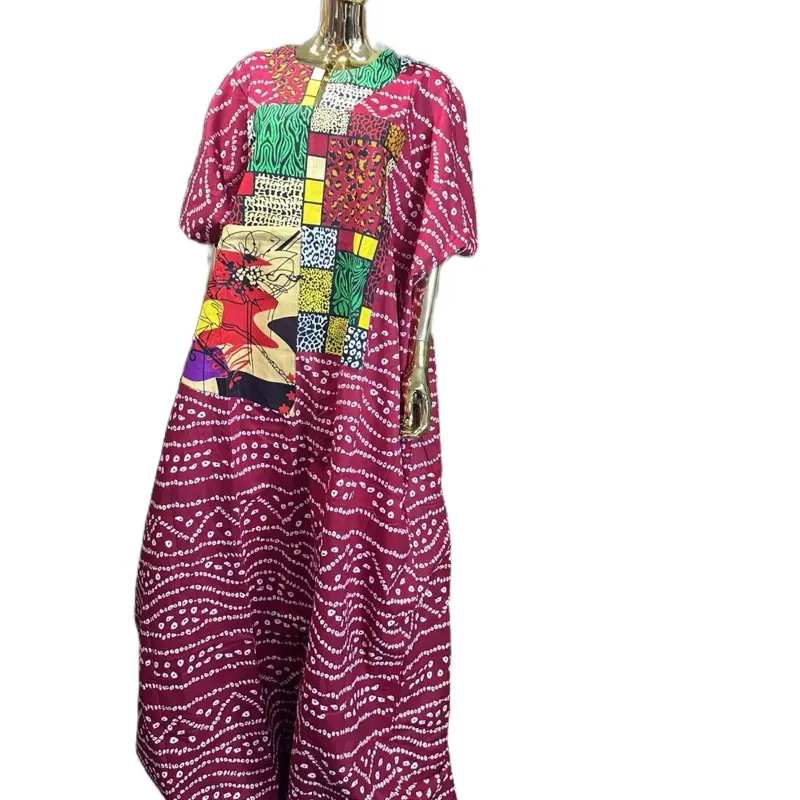 Boubou jamila, beautiful colorful design, 100% cotton and proud African print for special.occasions and gathering. Casual