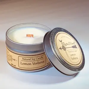 Lemon Verbena - Soy Candle Decor Floral candles wax premium candle holiday gift candle gift holiday gift natural soy Highly Scented perfect western first valentine handmade candle buy eco friendly decor present decorative candle woodwick small batch makin