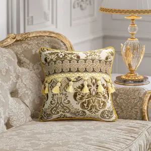 Embroidered Euro Pillow Covers for Couch and Bed, Decorative Throw Pillow Covers with Flower Pattern for Living Room