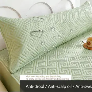 Waterproof Cotton Pillowcase Set, Single & Twin Sizes Available, Ideal for Couples, Durable Washable Design, Perfect Gift Choice