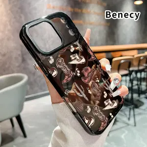 Case for iPhone 17 Pro Max 16 15 Plus Air 14 13 12 11 Western Cowboy Elements Non-Yellowing Shockproof Clear slim Protective Softcase