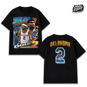 Shai Gilgeous-Alexander - SGA V3 For Thunder Nation High-Quality 100% Cotton T-Shirt (Made In US), OKC Fans Hooper Shirt, Game Day Outfits, Gift For Basketball Fans, Basketball Graphic Teejfvfjhv