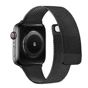 Magnetic Milanese Smartwatch Band, Unisex Metal Strap for Huawei Samsung Oppo, Universal Quick Release, Fashionable Comfortable