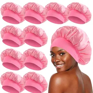 Silk Pink Bonnet for Women, Fashion Hair Accessory
