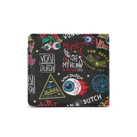 Von Dutch Bi-fold Wallet - Black Jax Print
