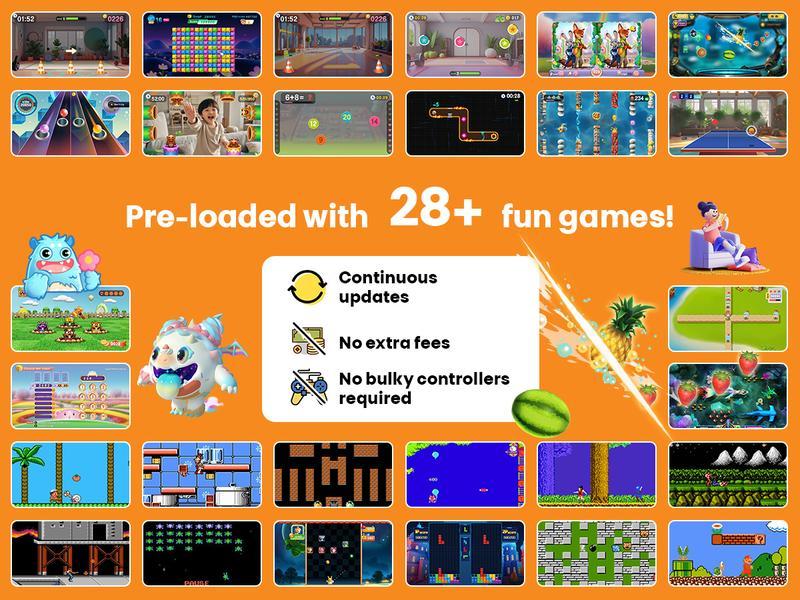Plug & Play TV Game Box for Kids - 28 Interactive AR Games. No Internet/WiFi Needed. Safe Family Fun & Motion Control (Ages 6-12)