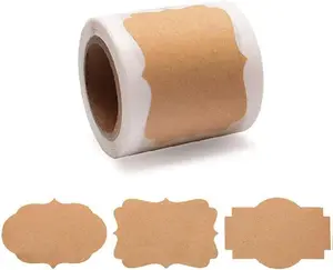 150 Pcs 2" x 3" Present Tags Name Labels Sticker Self-Adhesive Customize Holiday Present Stickers Labels for Jars, Present, Name Tags, Mason Jars Stickers