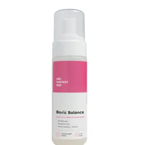 Her Fantasy Box | Boric Balance Yoni Foam Wash - Naturally Safe, pH-Balancing, Gentle Cleansing Formula for Daily Care, Odor Control, and Feminine Hygiene, 6 oz