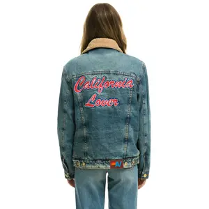 CALI LOVER RANCH SHERPA DENIM JACKET - VINTAGE