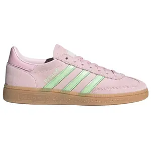 Adidas Handball Spezial Almost Pink Green Spark Women's Sneaker Authentic Original Striped Comfortable Everyday Wear Athletic Sports Trainer Unisex Fashion Shoe