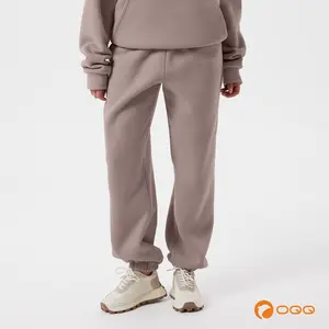 OQQ Women's loose sports pants autumn casual sports pants waist drawstring with pockets simple sports pants