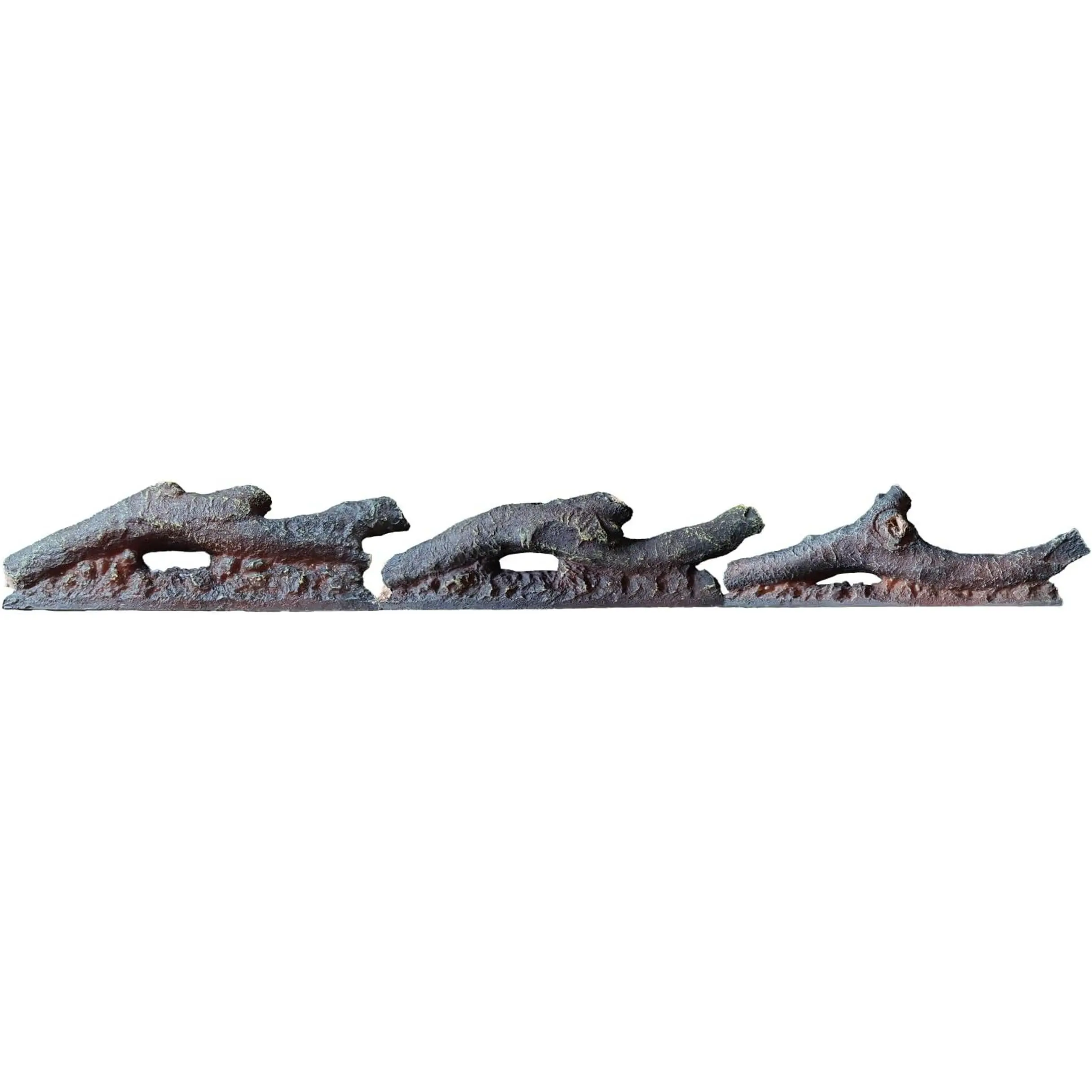 Electric Fireplace Wall Fireplace Recessed Electric Fireplace Synthetic Resin Decoration Electric Transparent Logs Flame for 36 inch Indoor Electric Fireplaces 3Pieces