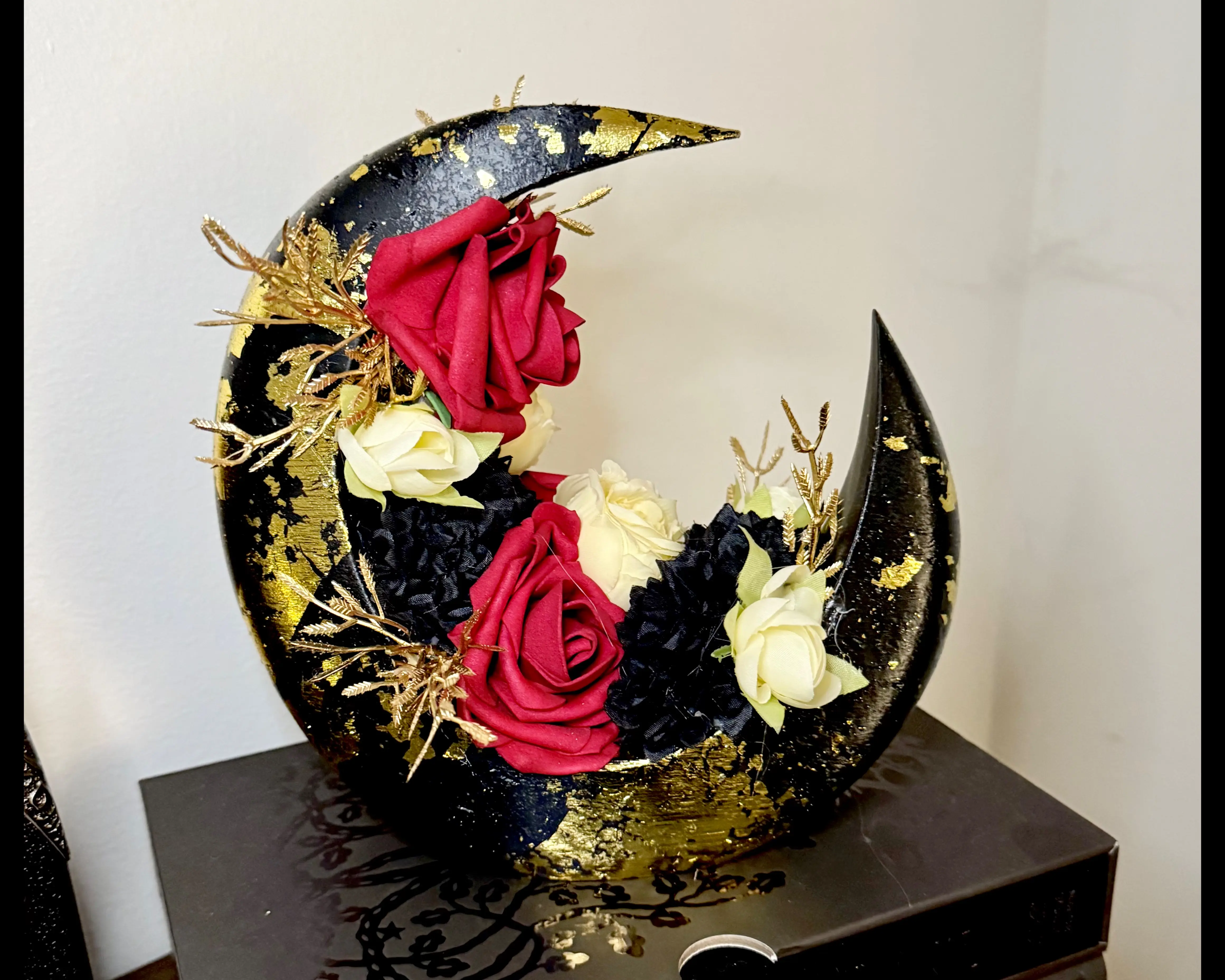 Crescent Moon Decorative Centerpiece