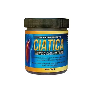 Ciatica Gel Extra Fuerte Nervio Ciatico Plus 125 gr Natural de Mexico Healthcare Skin Repair Moisturizers Comfort Moisture Cosmetic Blend Herbal Intensive Soothing Hydrating Moisturizing