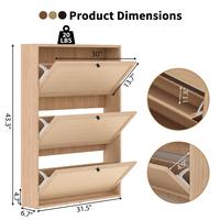 Natural 3 Drawers Single Layer