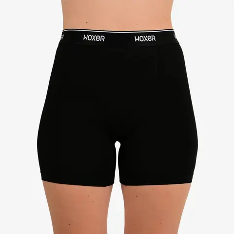 Woxer Women's High Waist 5" Leg Modal Panties - Underwear for Women, Soft & Stretch Flex Thigh-Chafe Relief Transpirable Boyshorts & Boxers, No-Dig Waistband, Lined Front, Tag-Free, Breathable, Sensory-Friendly, Lightweight Everyday Wear