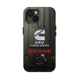 Cummins Dodge Turbo Diesel Engine Phone Case, Anti Drop Phone Cover Suitable for iPhone 17-11 Pro Max/Plus and  Samsung Galaxy S23-25, Ideal Gift for Him