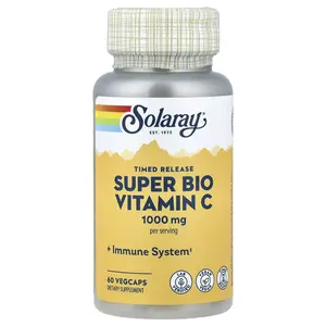 Solaray Timed Release Super Bio Vitamin C, 60 VegCaps