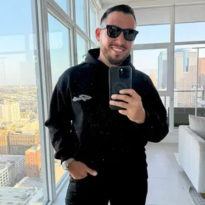 RHINESTONE HOODIES (FITTED) RHINESTONE HOODIES (FITTED)