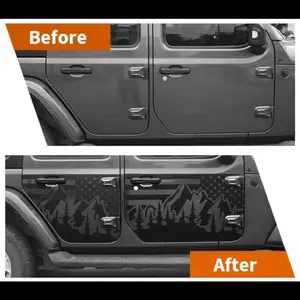 Jeep Wrangler JL 2018+ decal 2pc or 4 pcs available