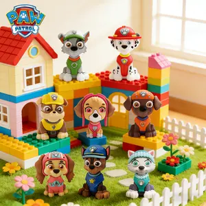1PC Paw Patrol Officially Licensed Paw Patrol Doll Blind Bag Random One 8 Pups Collectible Figures Cute 3D Image Surprise Bag Chase Rubble Marshall Skye Rocky Zuma Liberty Everest Character Blind Bag