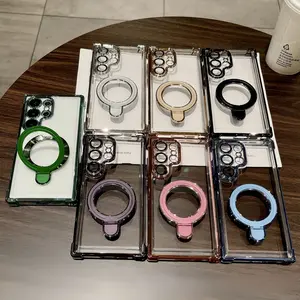 With Lens Protector and  Magnetic Stand Phone Case Suitable for Samsung  Galaxy Note10/note20/note10 Plus/note 20 Ultra