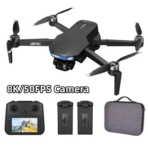 Foldable RC Drone with three-axis gimbal 8K UHD FPV Live Video, Quadcopter Altitude Hold One Key Start for Adults