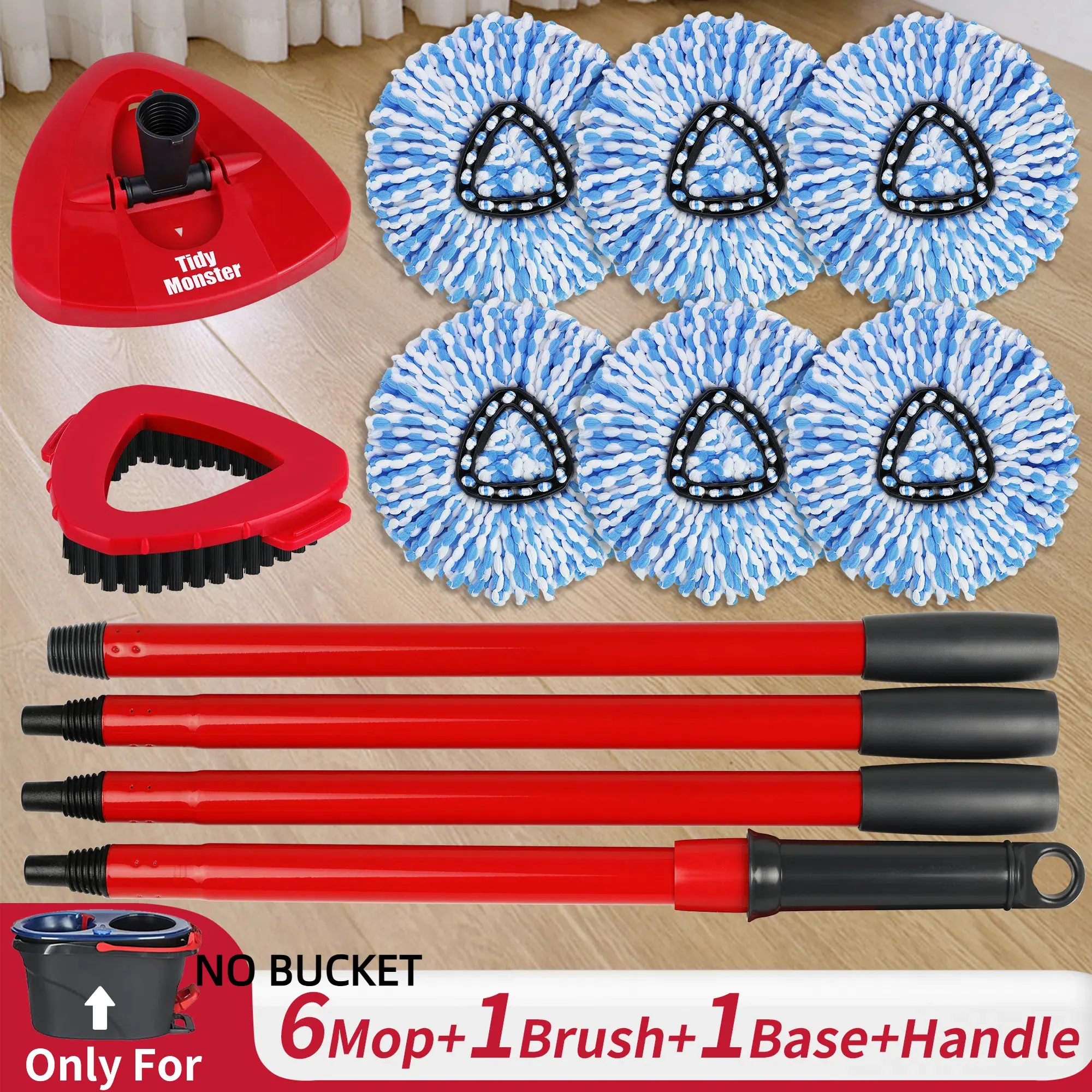 6mop+1brush+1base+handle