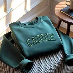 [MADE IN US] Embroidered Caddie Sweatshirt, Masters Golf Party Outfit, Golf Group Sweater, Gift For Fan, Golf Lover