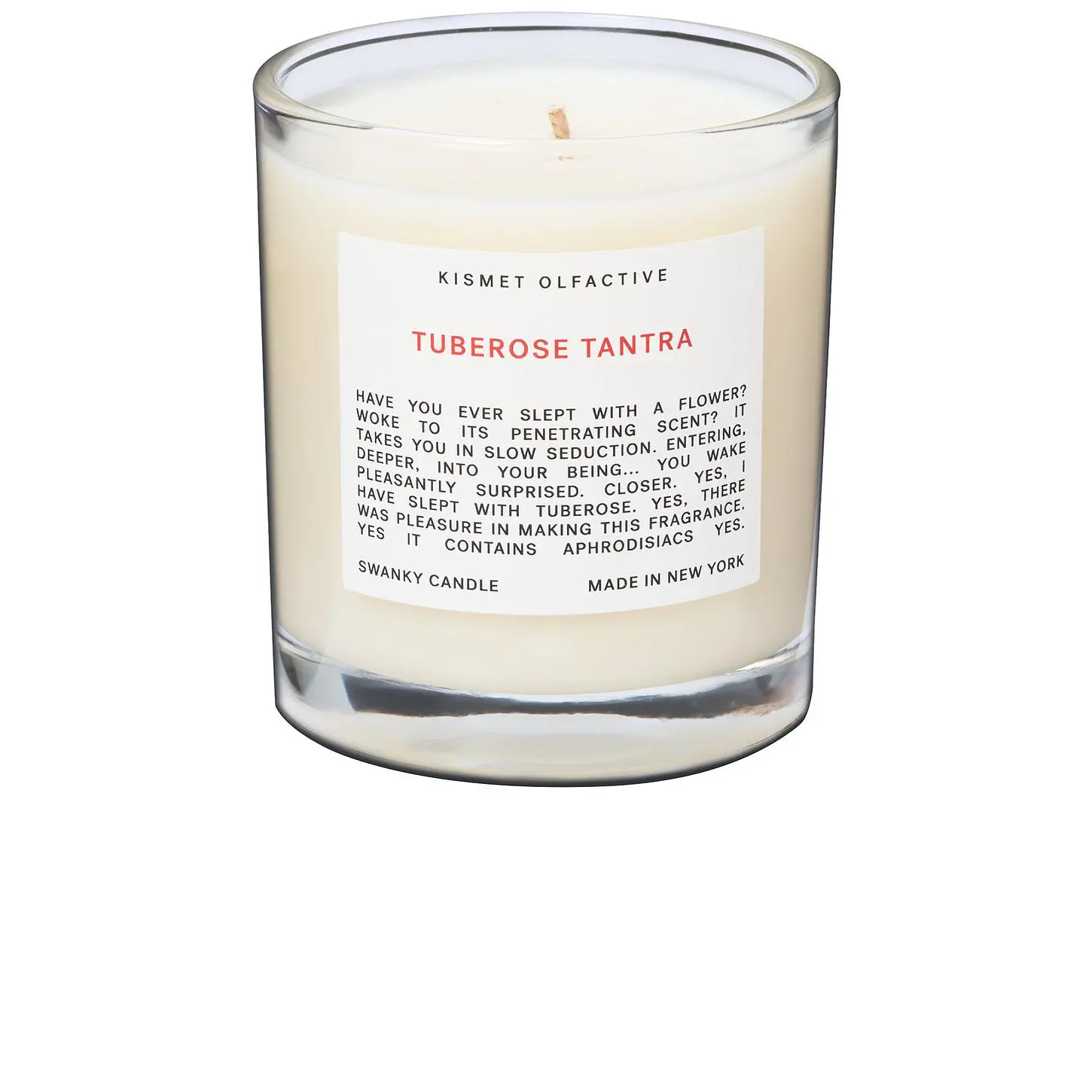 Kismet Olfactive Tuberose Tantra Candle