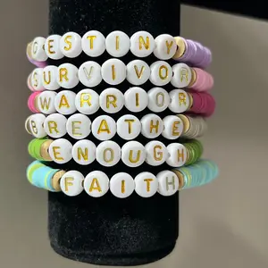 Customizable clay bead bracelets