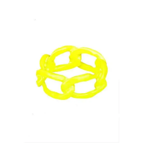 Neon Dipped Link Rings