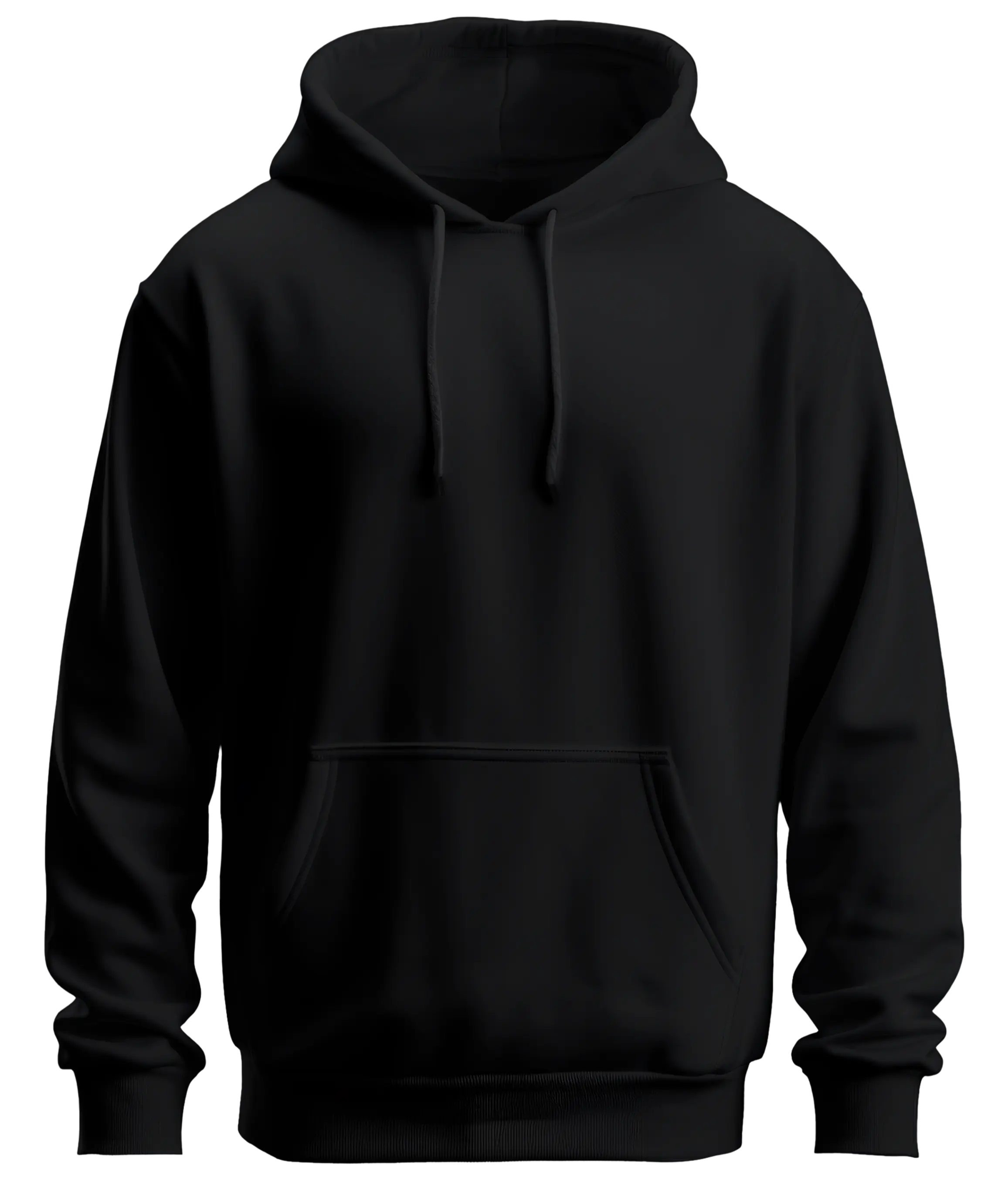 Clean Black Hoodie