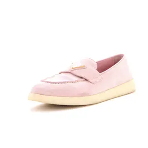 Pre-owned Prada Women's Saint Tropez Loafers Suede by Rebag