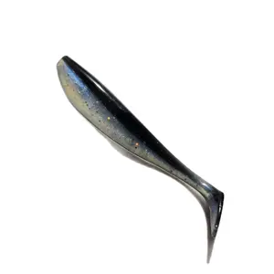 4"Shad Fishing Lure - Paddle-Tail W/Glitter belly - Realistic Shad Shape - Perfect fishing lure.