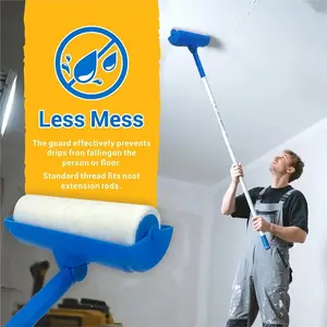 1 PC Ceiling Paint Roller,No Drip Roller Without Splatter Paint Brush for Painting Ceilings Wall(Not Included Handle)