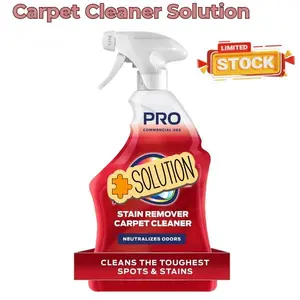 Professional Strength Carpet Cleaner 32oz – Powerful Spot & Stain Remover for Pet, Food & Drink Stains | Deep Cleaning Carpet & Upholstery