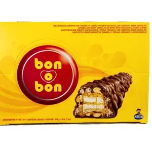 ARCOR BON-O-BON BAR (Chocolate bar) Dessert Sweet Snack Bonbon Snack Bonbon Peanut Sugar bar cooky chocolate lover