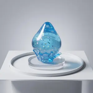 Blue Water Drop Squishy Toy – Soft Stress Relief Fidget Toy for Anxiety, Office & Kids, Squeeze Sensory Toy Gift